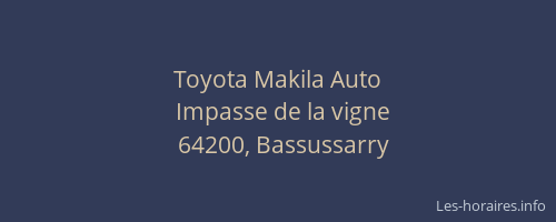 Toyota Makila Auto