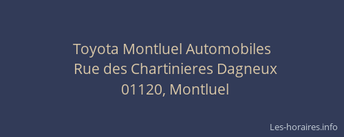 Toyota Montluel Automobiles