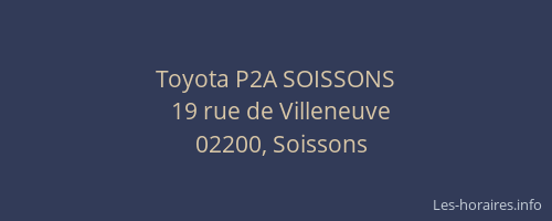 Toyota P2A SOISSONS