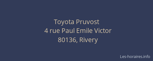 Toyota Pruvost