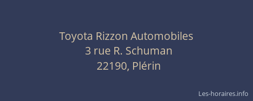 Toyota Rizzon Automobiles
