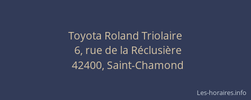 Toyota Roland Triolaire