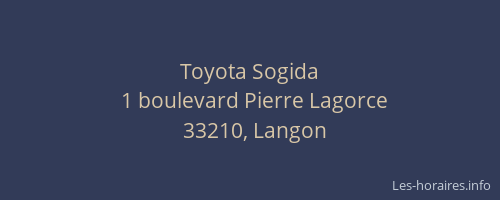 Toyota Sogida