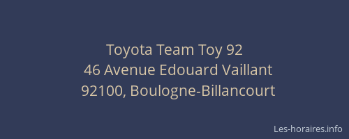 Toyota Team Toy 92