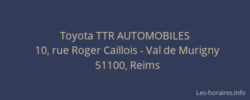 Toyota TTR AUTOMOBILES