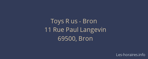 Toys R us - Bron