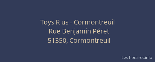 Toys R us - Cormontreuil