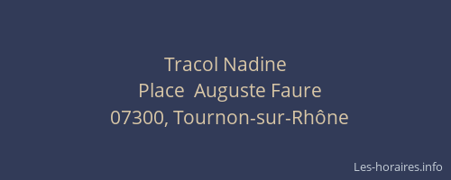 Tracol Nadine