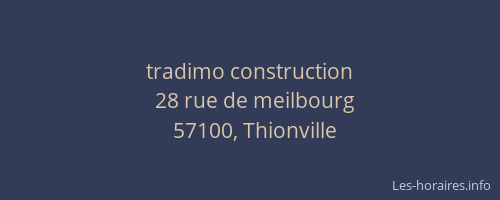 tradimo construction