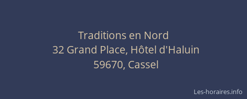 Traditions en Nord