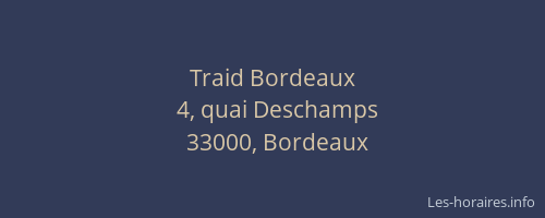 Traid Bordeaux