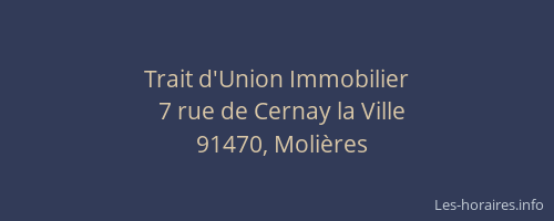 Trait d'Union Immobilier