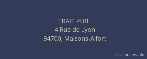 TRAIT PUB