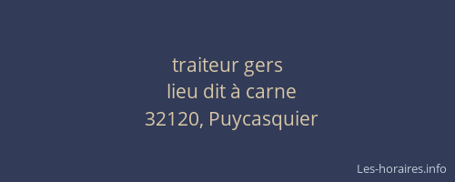 traiteur gers