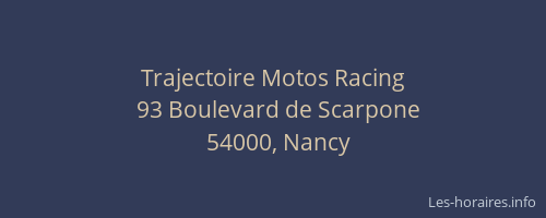 Trajectoire Motos Racing