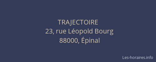 TRAJECTOIRE