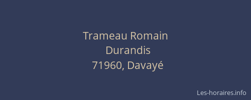 Trameau Romain