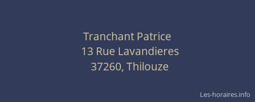 Tranchant Patrice