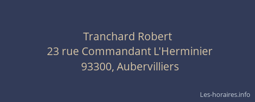 Tranchard Robert