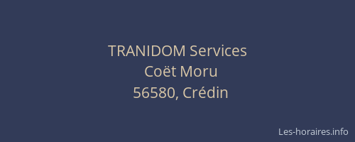 TRANIDOM Services