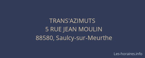 TRANS'AZIMUTS