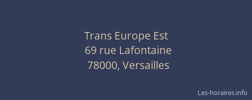 Trans Europe Est