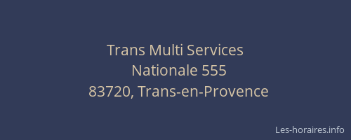 Trans Multi Services