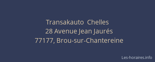 Transakauto  Chelles