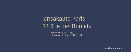 Transakauto Paris 11