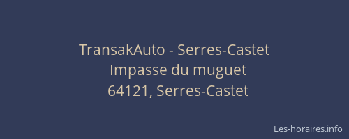 TransakAuto - Serres-Castet