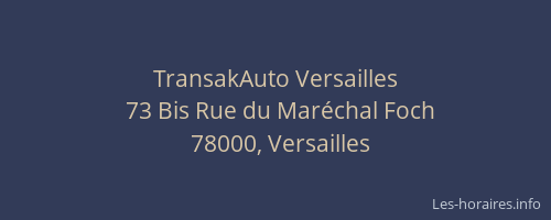 TransakAuto Versailles