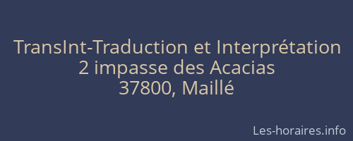 TransInt-Traduction et Interprétation