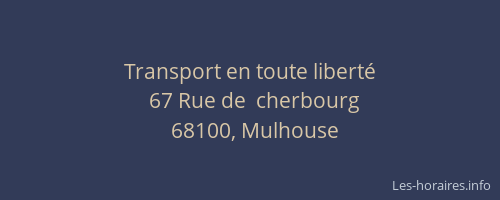 Transport en toute liberté