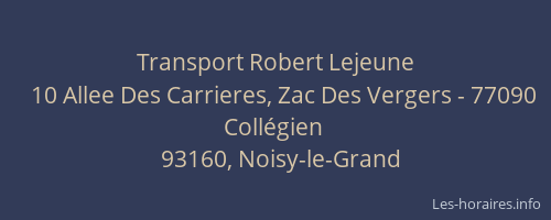Transport Robert Lejeune