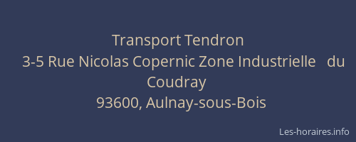 Transport Tendron
