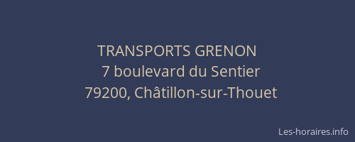 TRANSPORTS GRENON