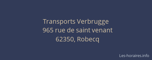 Transports Verbrugge