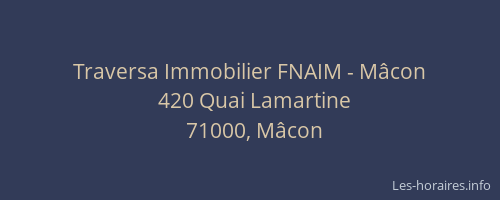 Traversa Immobilier FNAIM - Mâcon