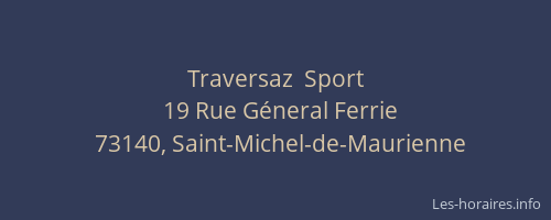Traversaz  Sport
