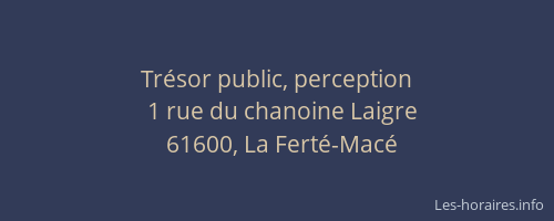 Tr&eacute;sor public, perception