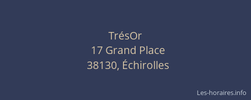 Tr&eacute;sOr