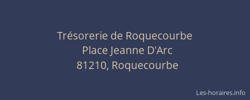 Trésorerie de Roquecourbe