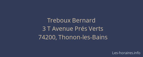 Treboux Bernard