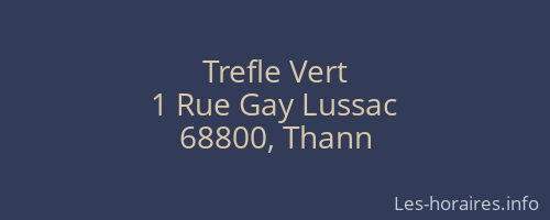 Trefle Vert