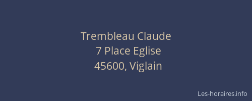 Trembleau Claude