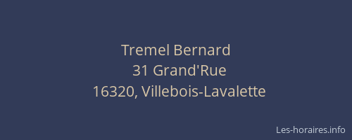Tremel Bernard