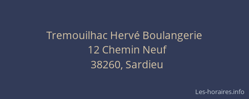 Tremouilhac Hervé Boulangerie