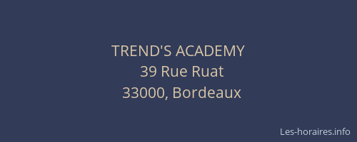 TREND'S ACADEMY