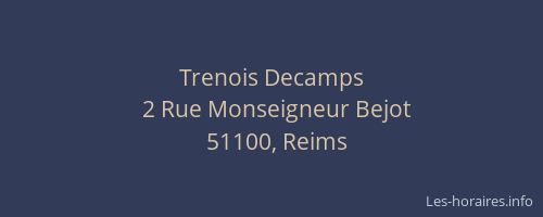 Trenois Decamps