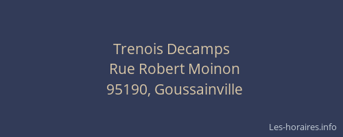 Trenois Decamps